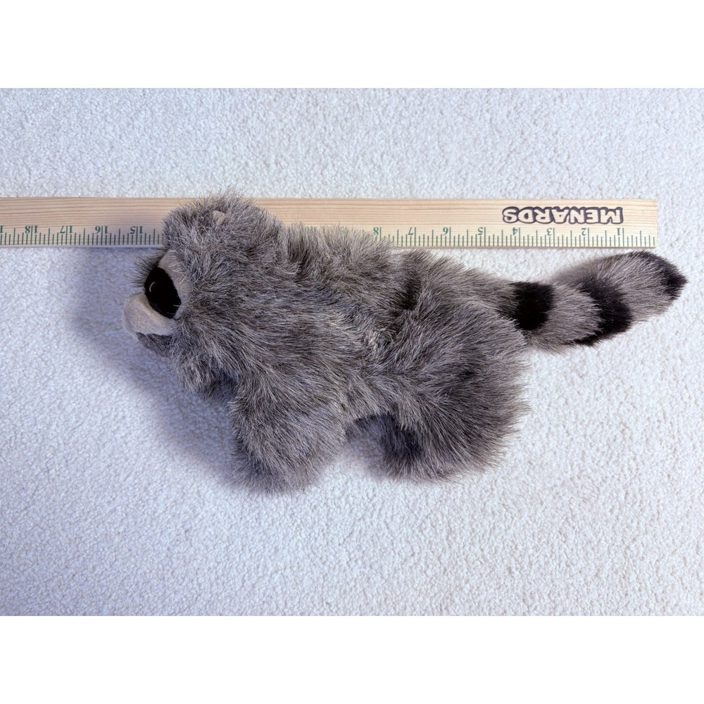 Folkmanis Baby Raccoon Hand Puppet 10" Realistic Plush Stuffed Animal Toy - Picture 2 of 5